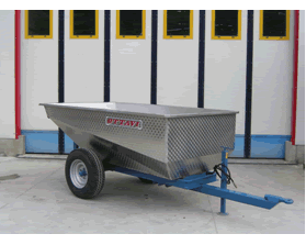 Ottavi rimorchio con vasca inox